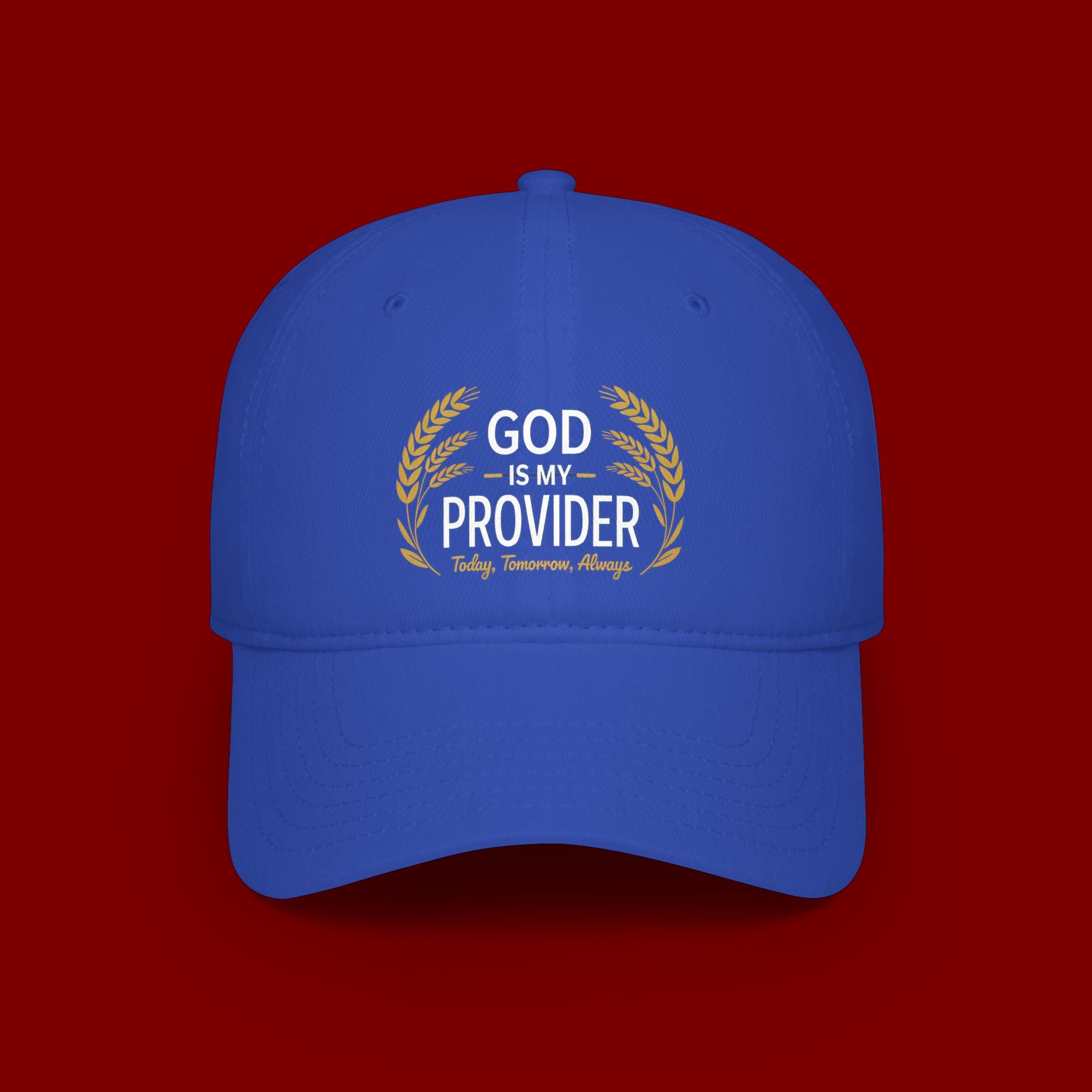 God Is My Provider Baseball Cap — Faith Hat with 'God Is My Provider' Design