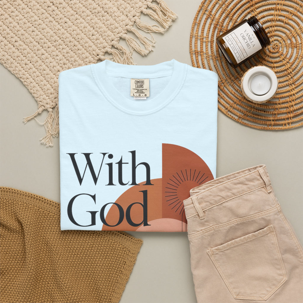 With God All Things Are Possible Christian T-Shirt