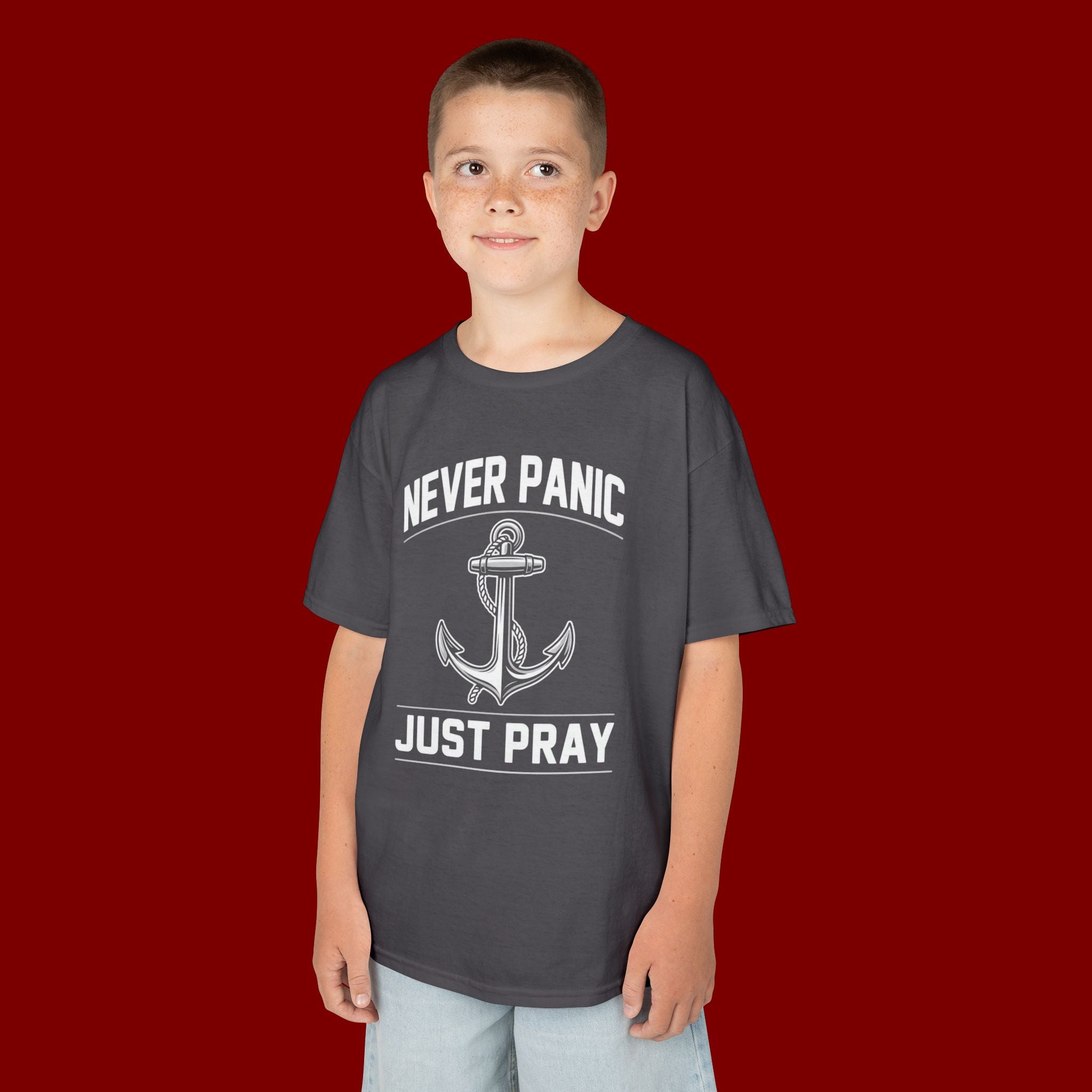Kids T-Shirt - Plain White Heavy Cotton Tee (Everyday Wear, School & Play)