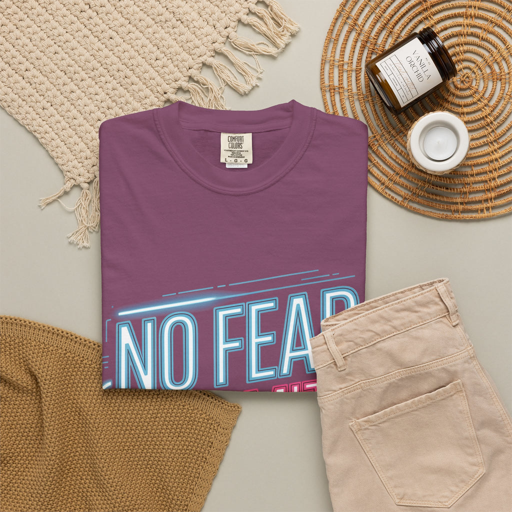 No Fear No Limits No Excuses Neon Graphic T-Shirt