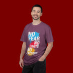 No Fear No Limits No Excuses T-Shirt — Motivational Graphic Tee
