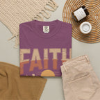 Faith Can Move Mountains T-Shirt — Retro Desert Inspirational Tee