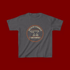 Kids Tee — "God Is My Strength and Power" Anvil & Anvil-Forge Christian Youth Shirt