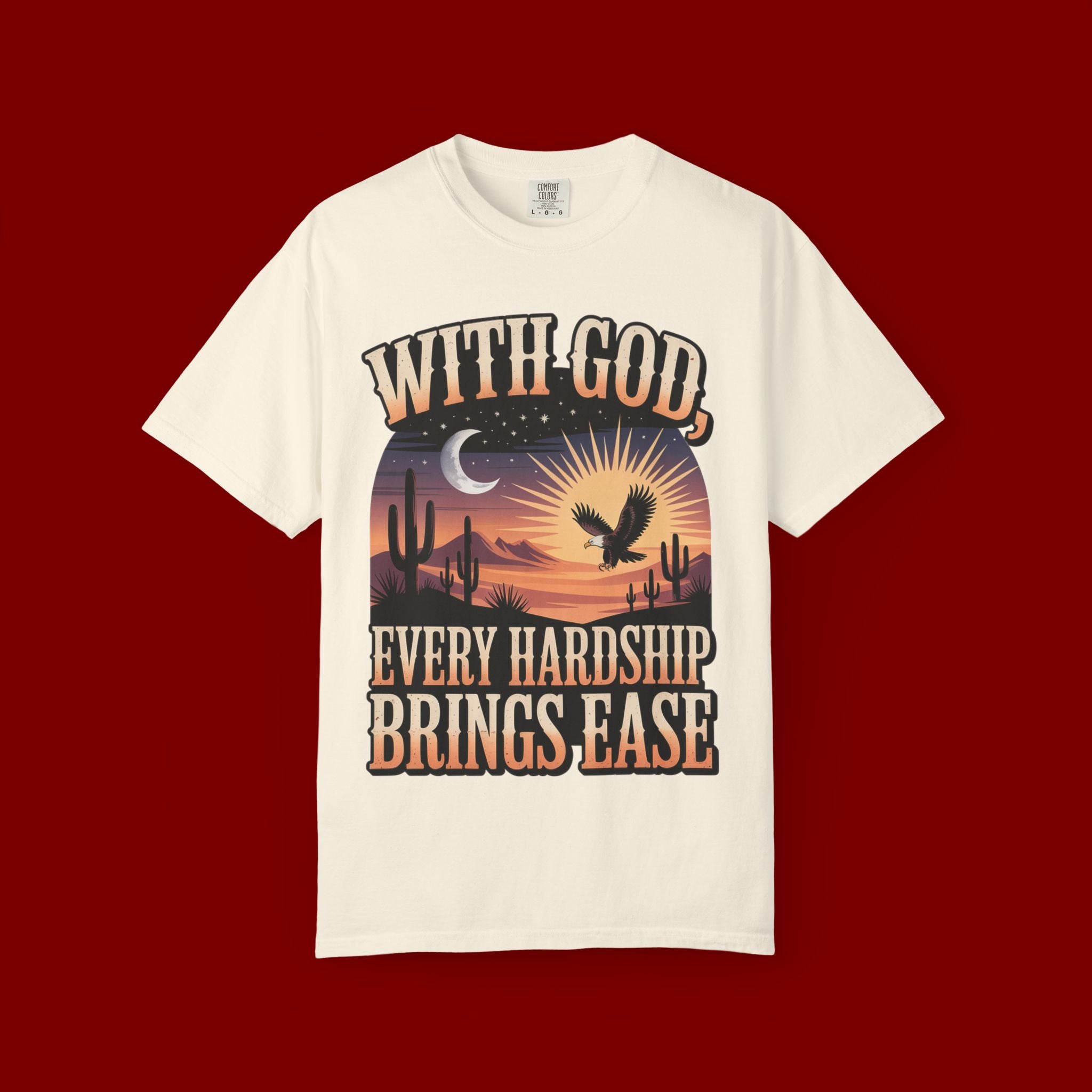 With God Every Hardship Brings Ease T-Shirt