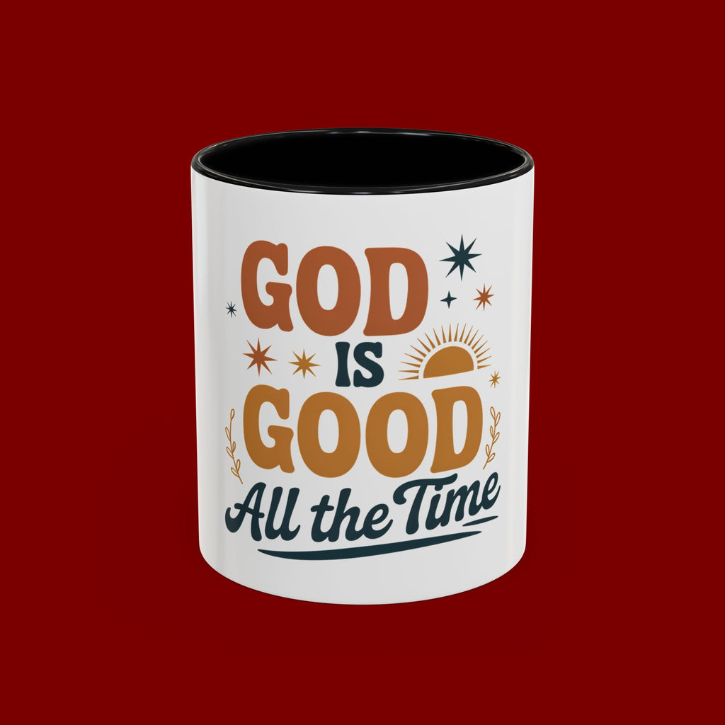 Praise the Lord Coffee Mug – Retro Christian Faith Accent Mug (11/15oz)