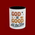 Praise the Lord Coffee Mug – Retro Christian Faith Accent Mug (11/15oz)