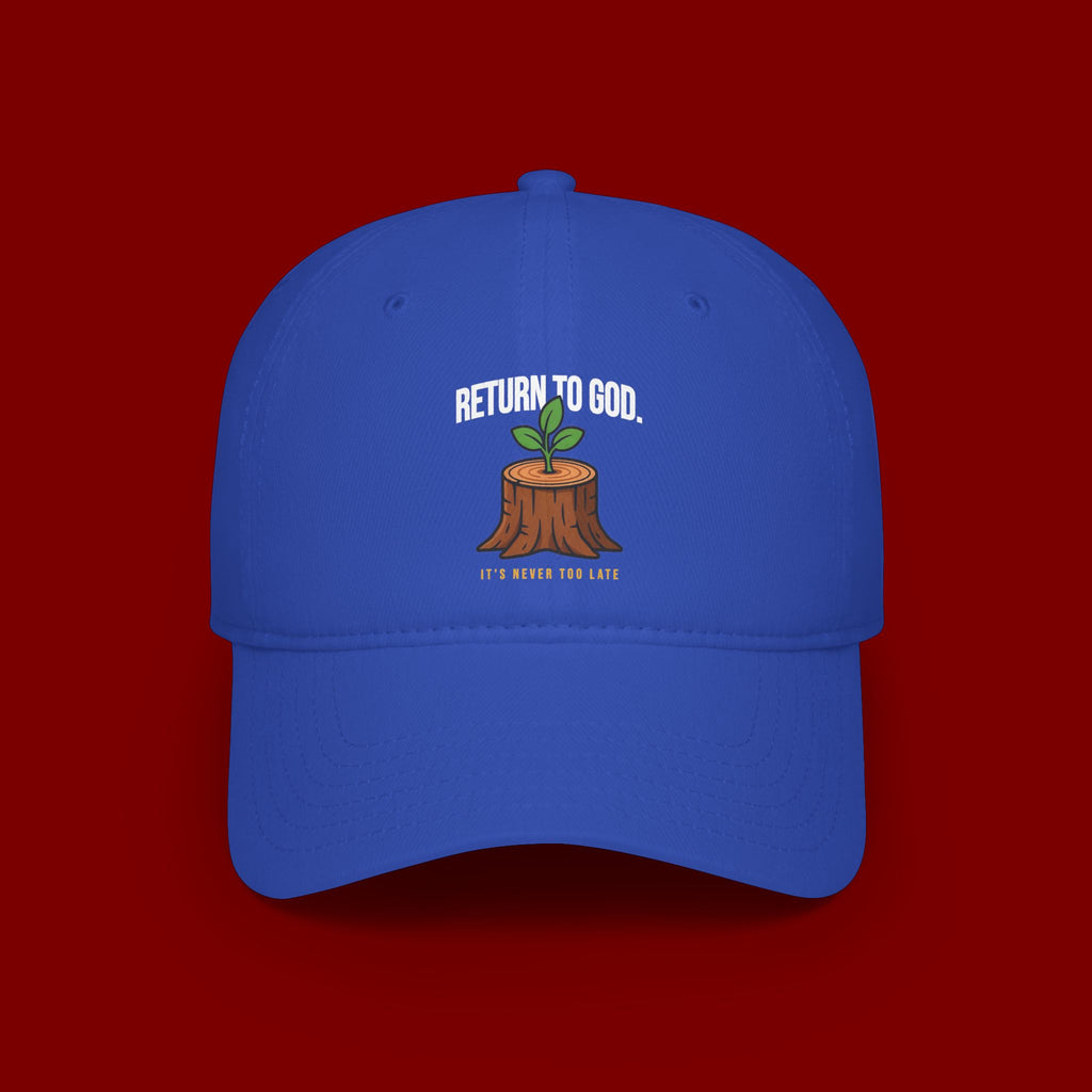 Return to God Baseball Cap — 'It's Before the Fall' Religious Prayer Hat
