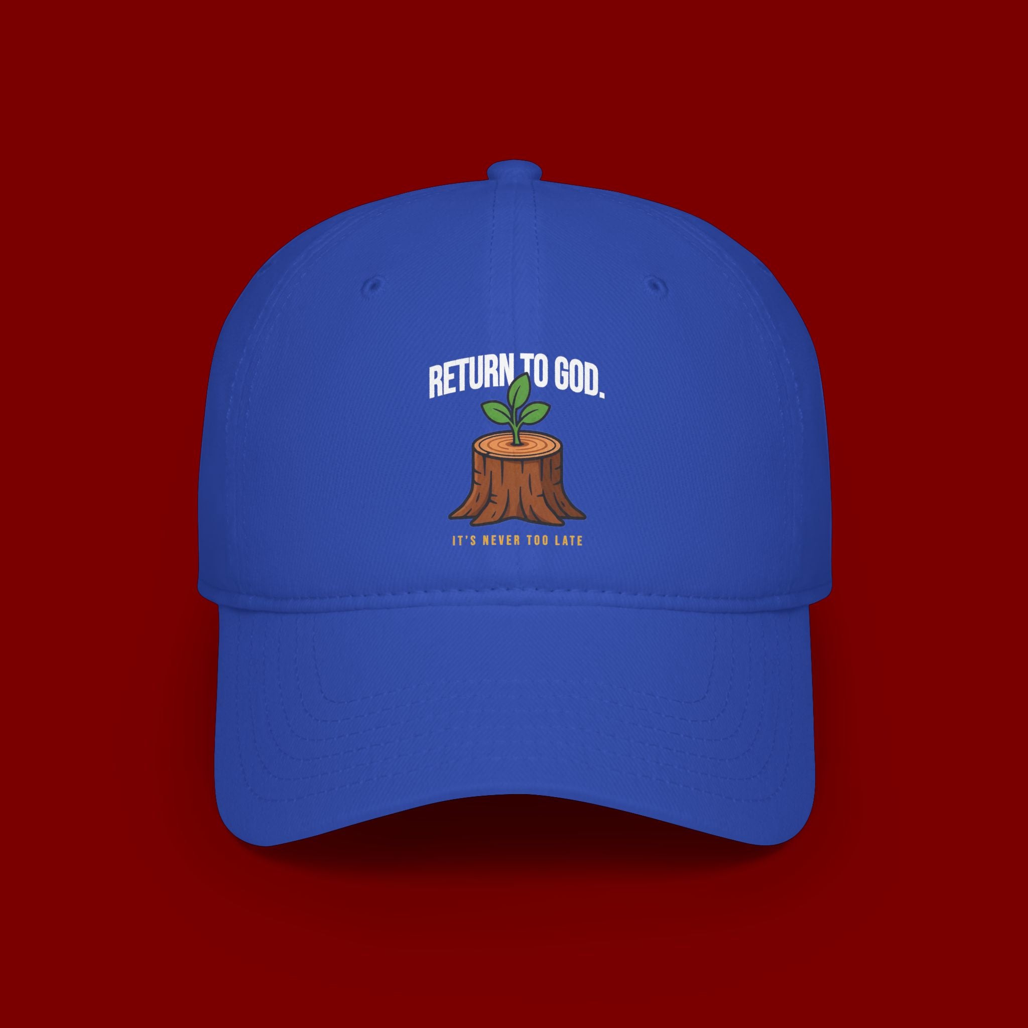 Return to God Baseball Cap — 'It's Before the Fall' Religious Prayer Hat