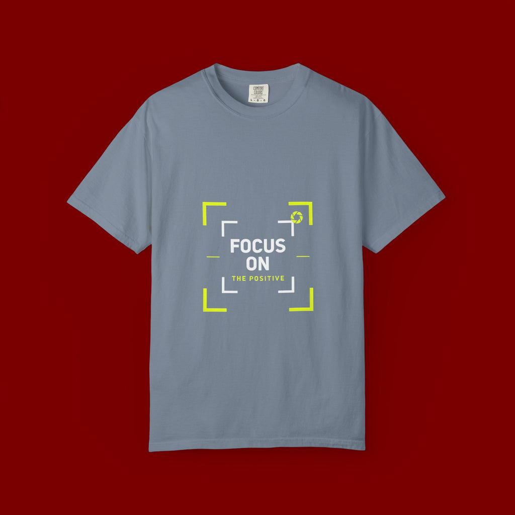 Minimalist 'Smile Frame' T-Shirt — Neon Accent Graphic Tee
