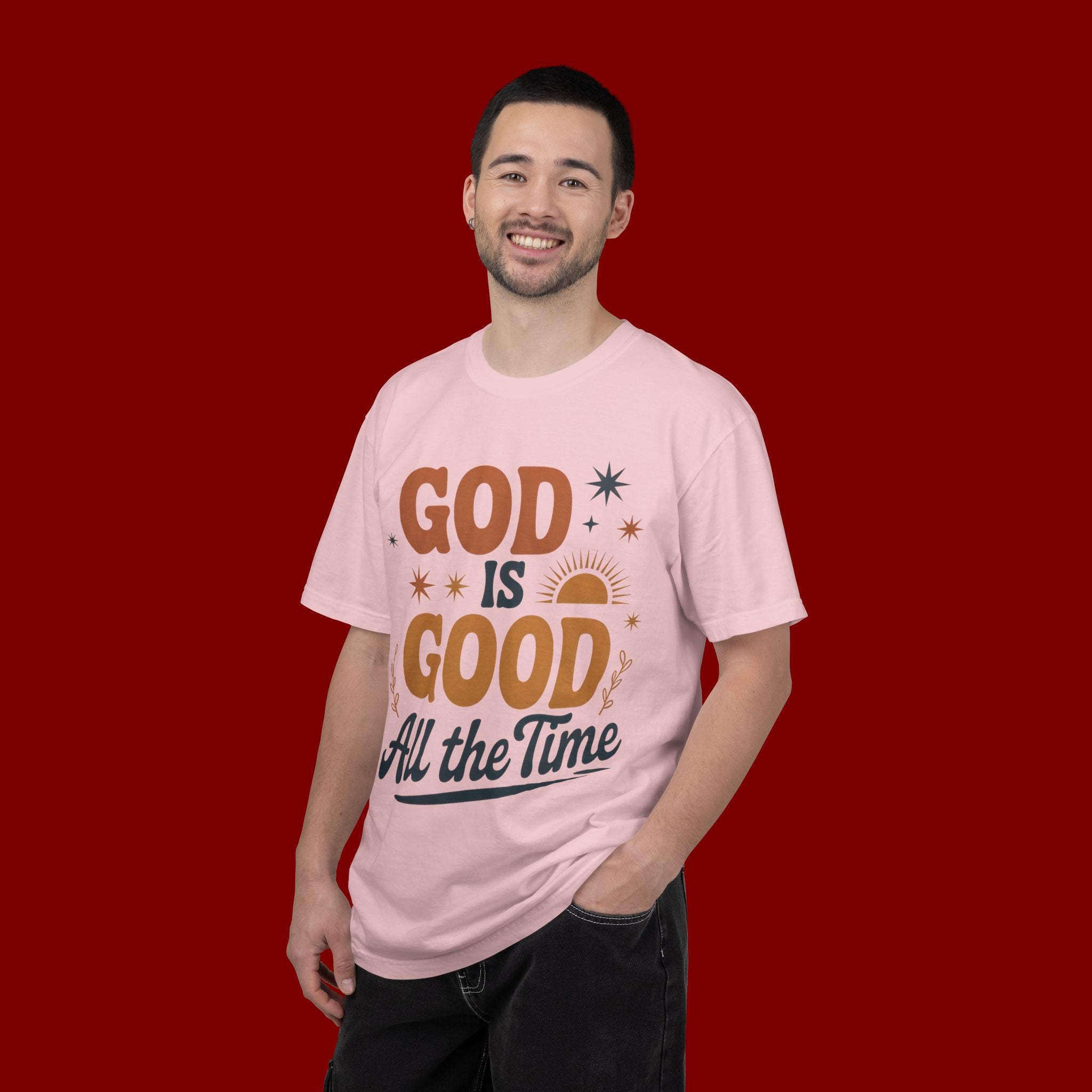 God Is Good All the Time T-Shirt — Christian Faith Graphic Tee