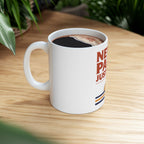 Never Panic Just Pray Ceramic Mug — Inspirational Christian Coffee Cup (11oz or 15oz)