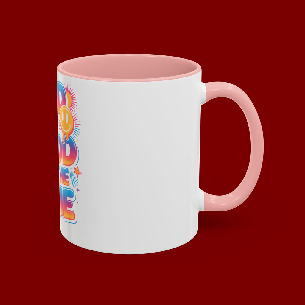 God Is Good All The Time Accent Coffee Mug — Inspirational Christian Coffee Cup (11/15oz)