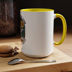 Christian Coffee Mug — “My Help Is Only From God The Creator” Accent Mug
