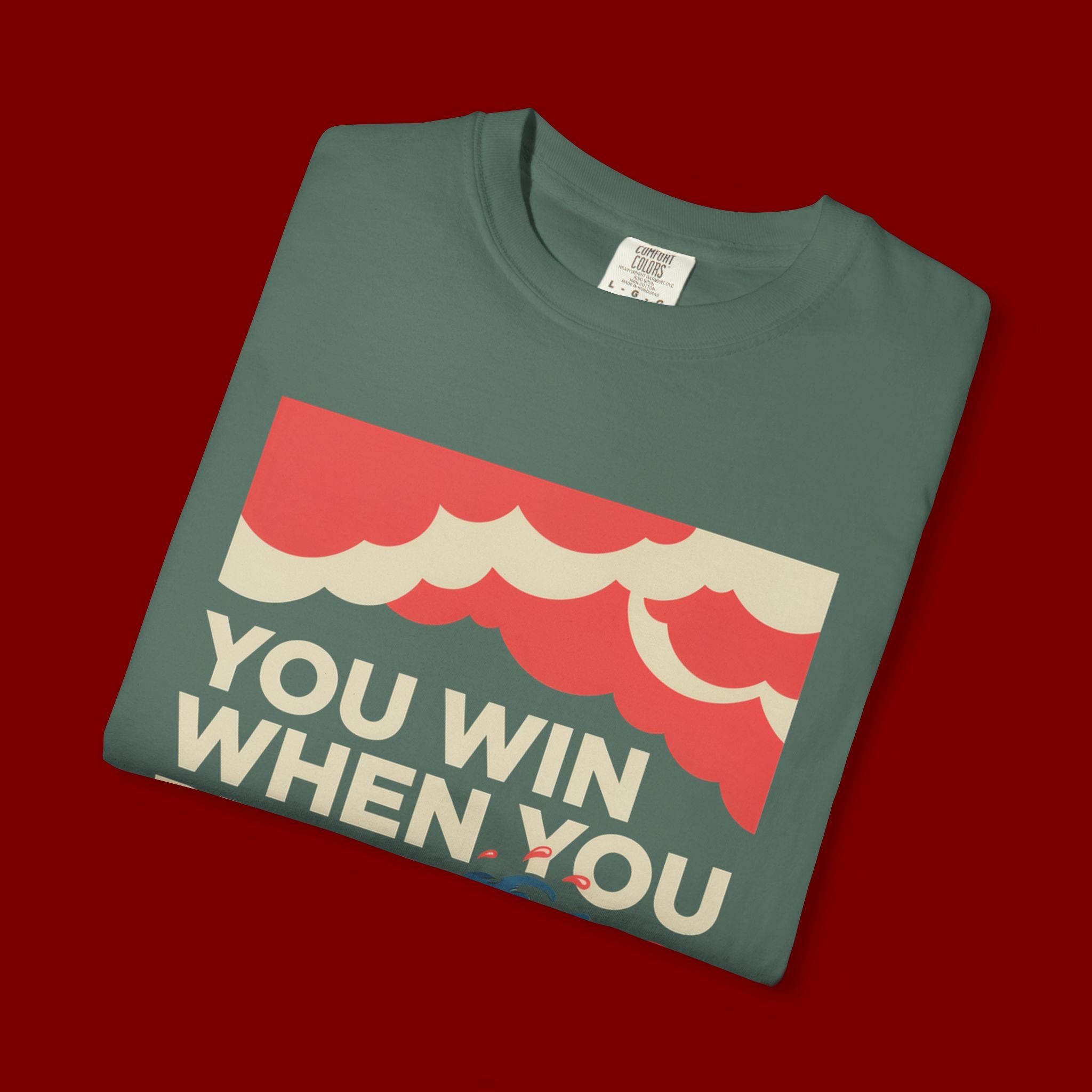 You Win When You Pray T-Shirt — Vintage Wave Faith Tee
