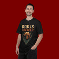 God Is Greater Mountain T-Shirt — Christian Faith Graphic Tee