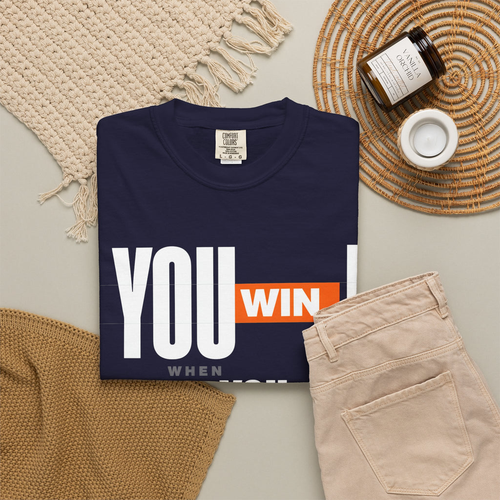 You Win You Pray T-Shirt — Inspirational Faith Graphic Tee