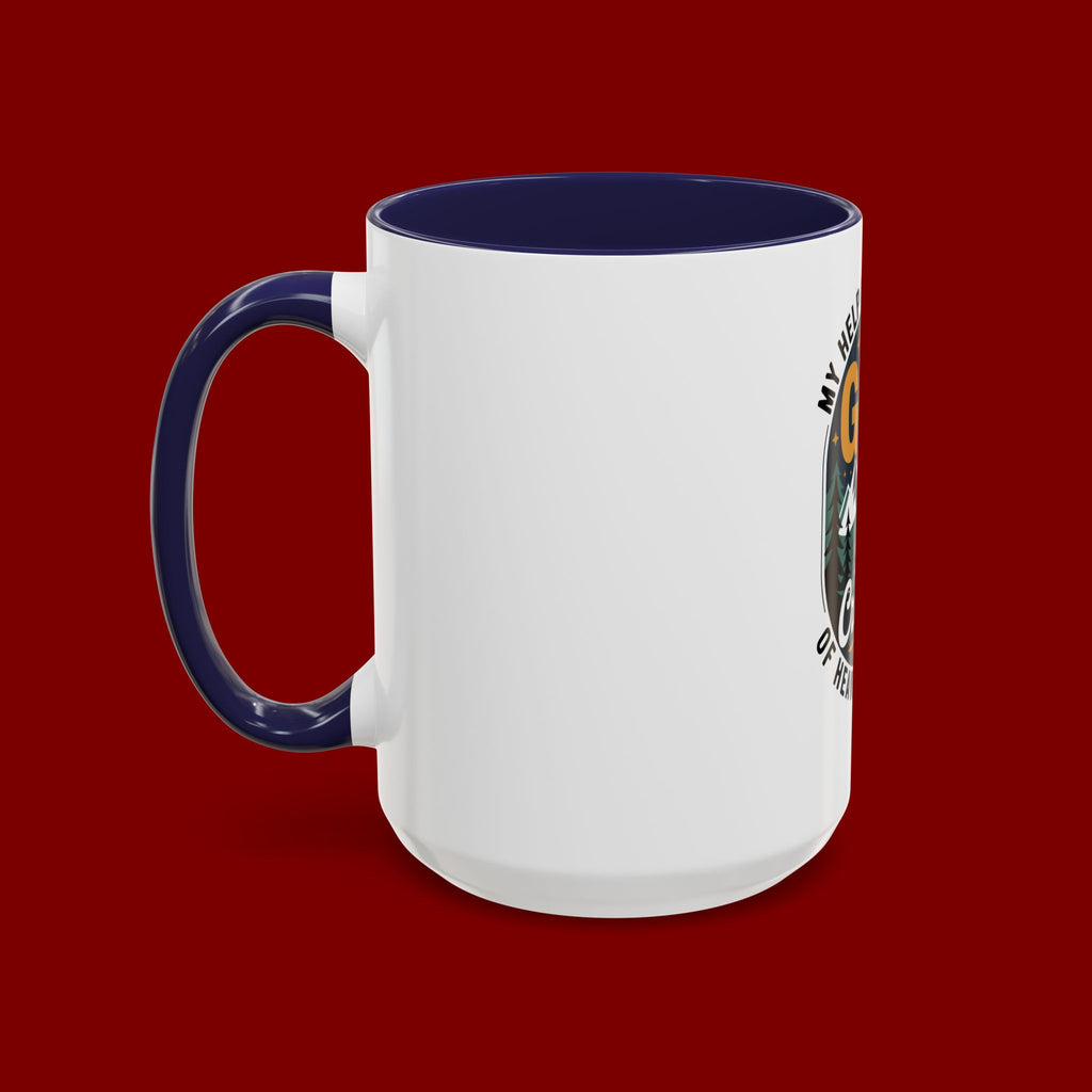 Christian Coffee Mug — “My Help Is Only From God The Creator” Accent Mug