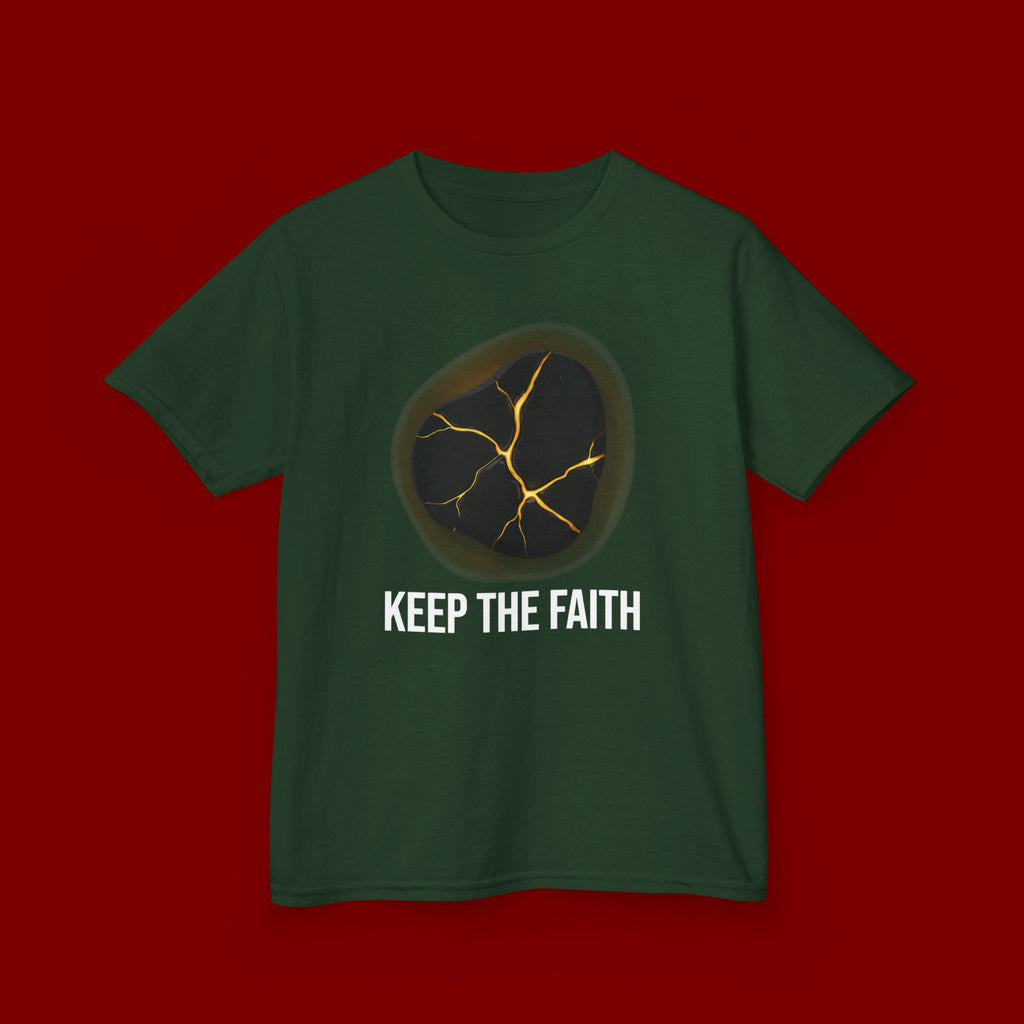 Keep The Faith Kids Tee — Kintsugi Stone Inspirational Children's T-Shirt