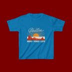 Kids T-Shirt - "Positive" Retro Sunrise Tee (Mind • Vibes • Life)