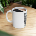Christian Inspirational Mug - "In God The Heart Finds Peace" Ceramic Coffee Cup (11oz, 15oz)