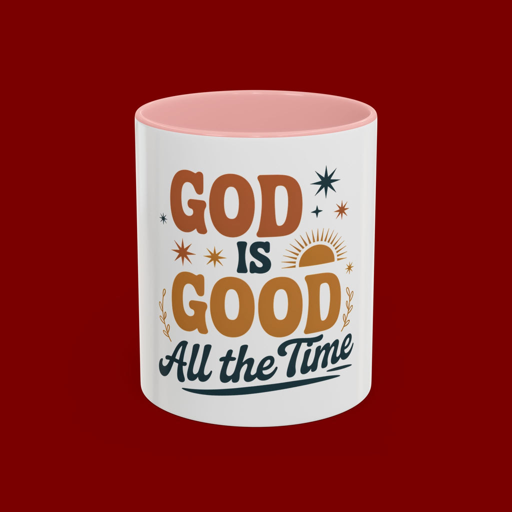 Praise the Lord Coffee Mug – Retro Christian Faith Accent Mug (11/15oz)