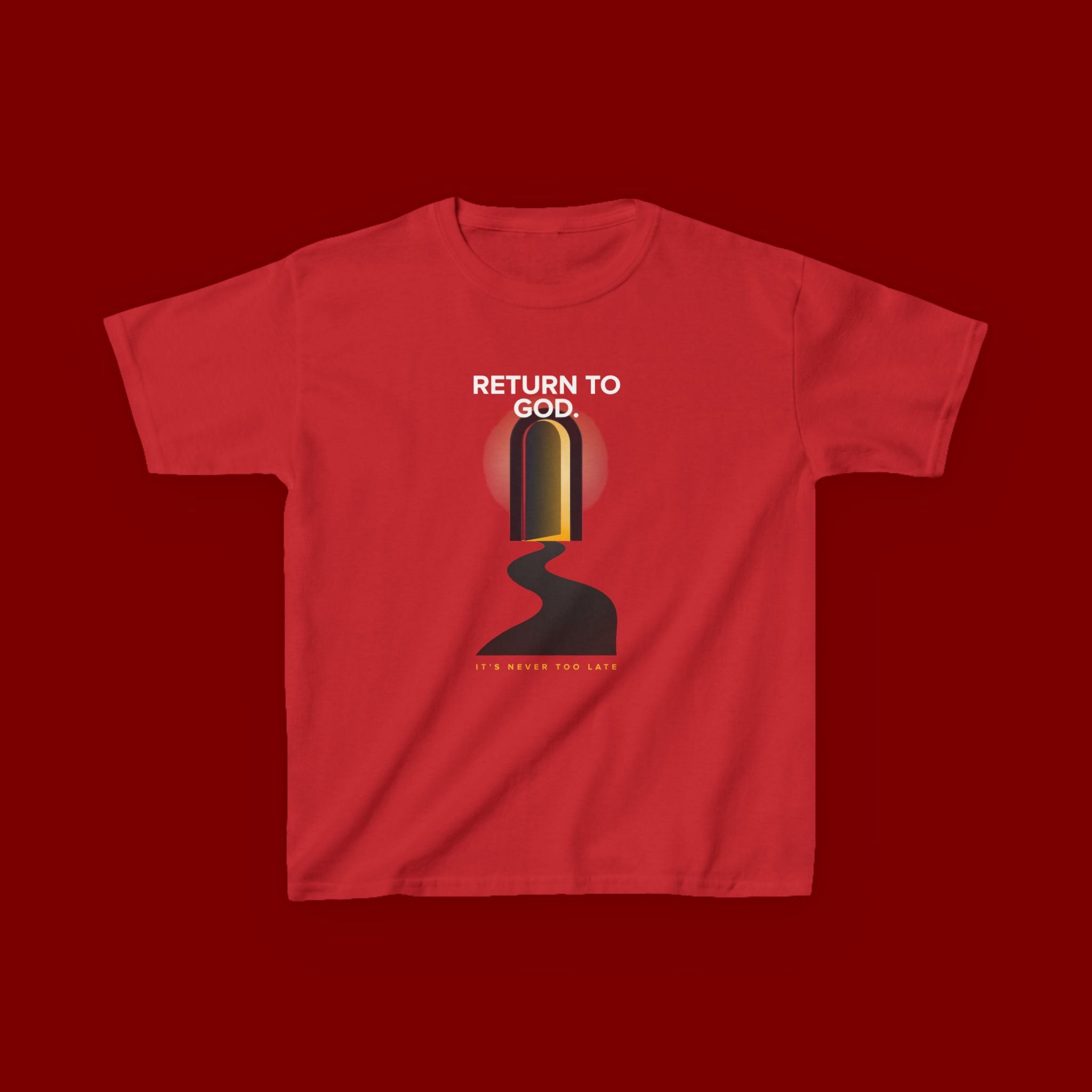 Kids T‑Shirt — "Return to God" Spiritual Graphic Tee