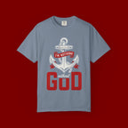 Faith Anchor T-Shirt — “I’m Nothing Without God” Christian Tee