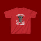 Kids T-Shirt — "Our Purpose Is To Please God, Not People" Faith Graphic Tee