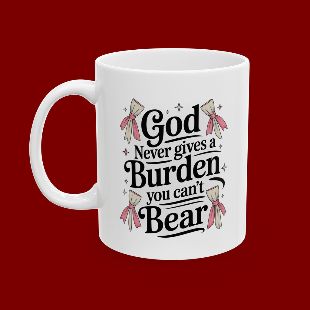 Ceramic Mug - 'Mama Bear' Cute Floral Coffee Cup (11oz & 15oz)