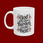 Ceramic Mug - 'Mama Bear' Cute Floral Coffee Cup (11oz & 15oz)