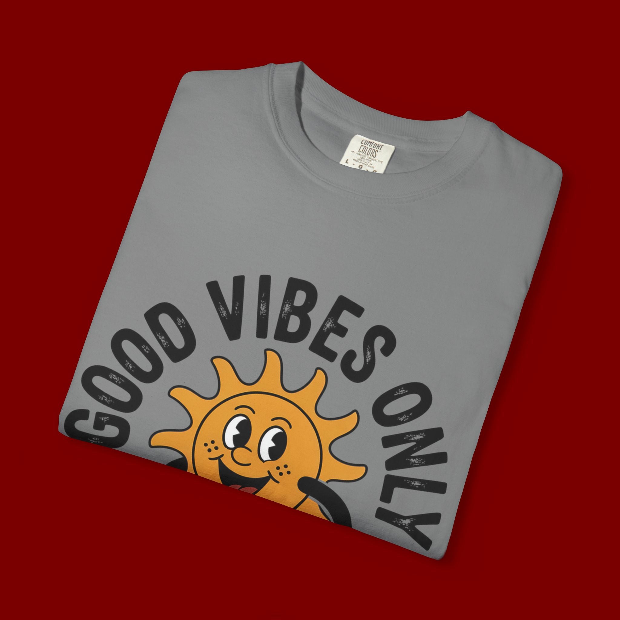 Good Vibes Only Sun Graphic T-Shirt