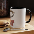 Accent Coffee Mug — "Faith Makes the Impossible Possible" Inspirational Ceramic Mug