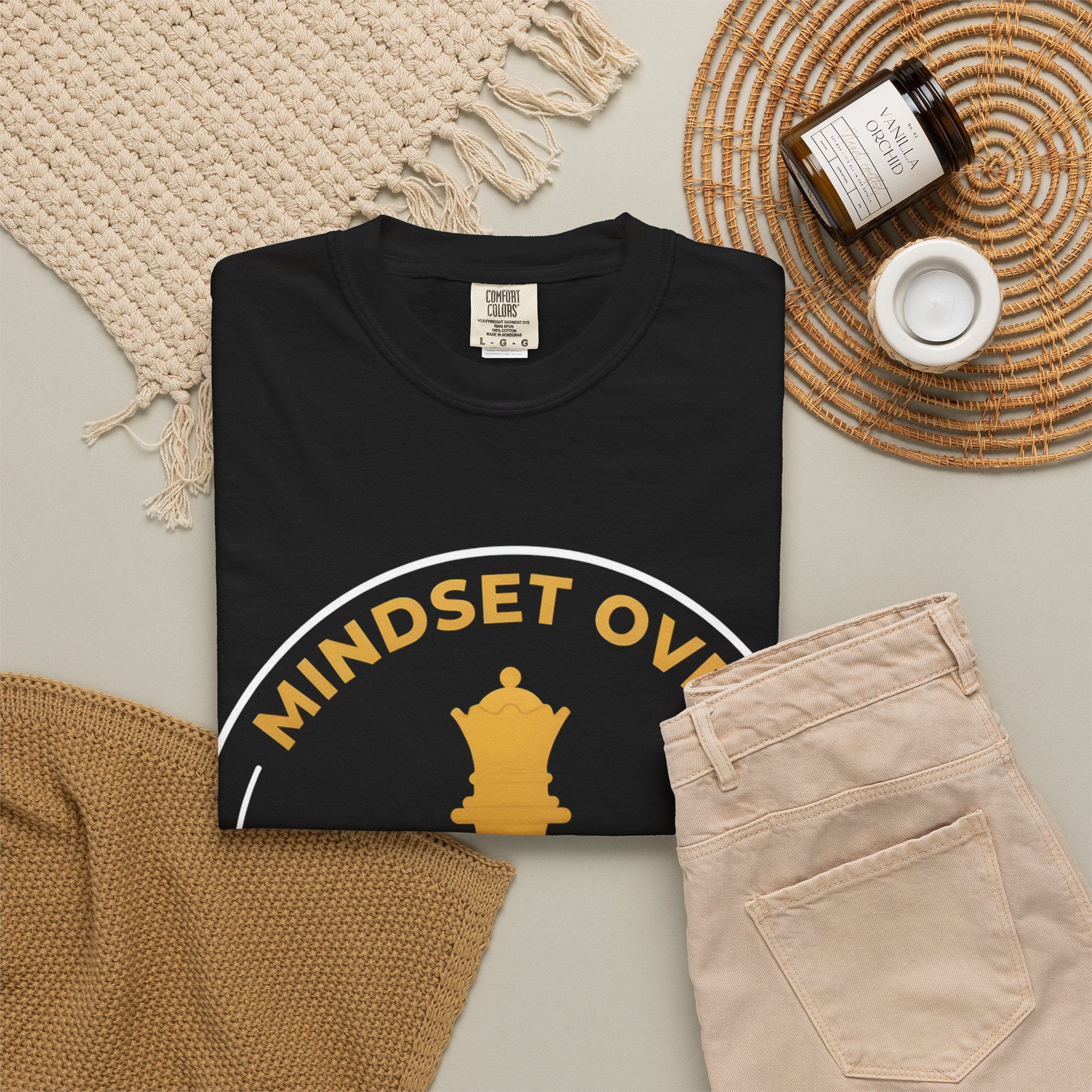Mindset Over Chess Queen T-Shirt