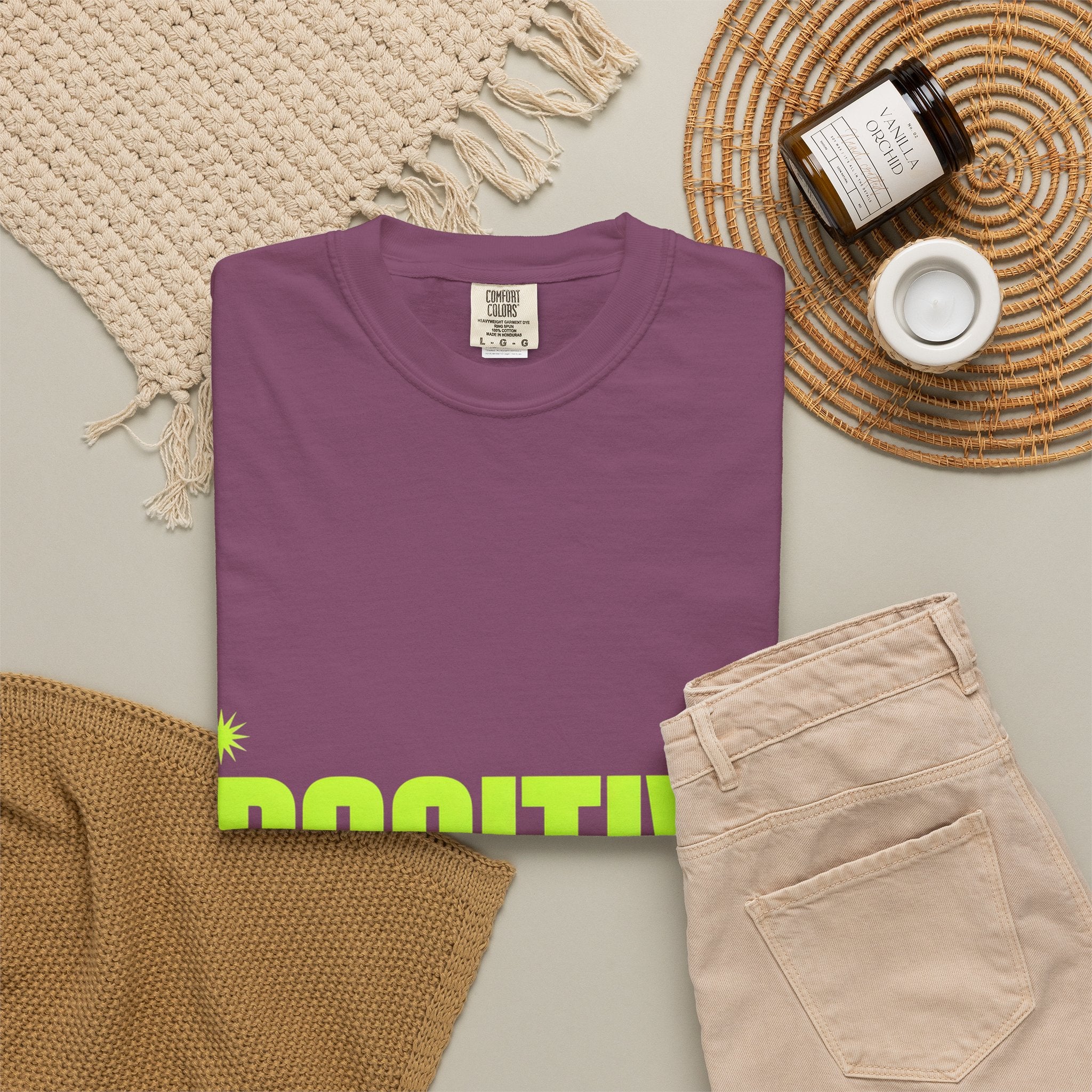 Positive Mind Vibes T-Shirt — Graphic Motivational Tee
