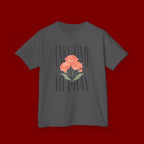Kids Tee — "Take Time to Pray" Floral Christian Shirt