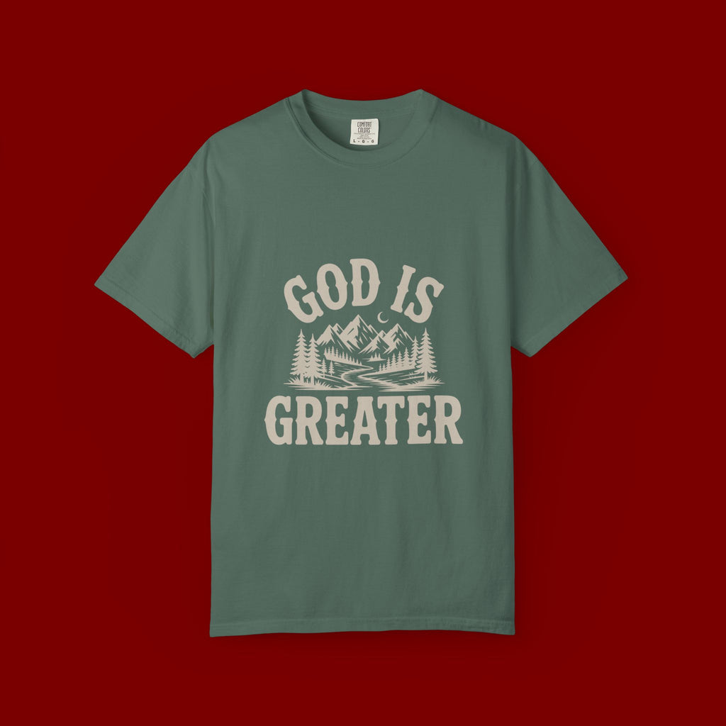 God Is Greater Mountain T-Shirt