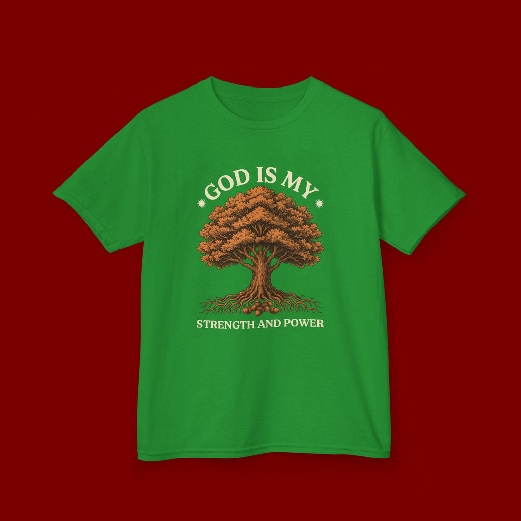 Autumn Oak Tree Kids T‑Shirt — Cozy Fall Nature Tee for Children