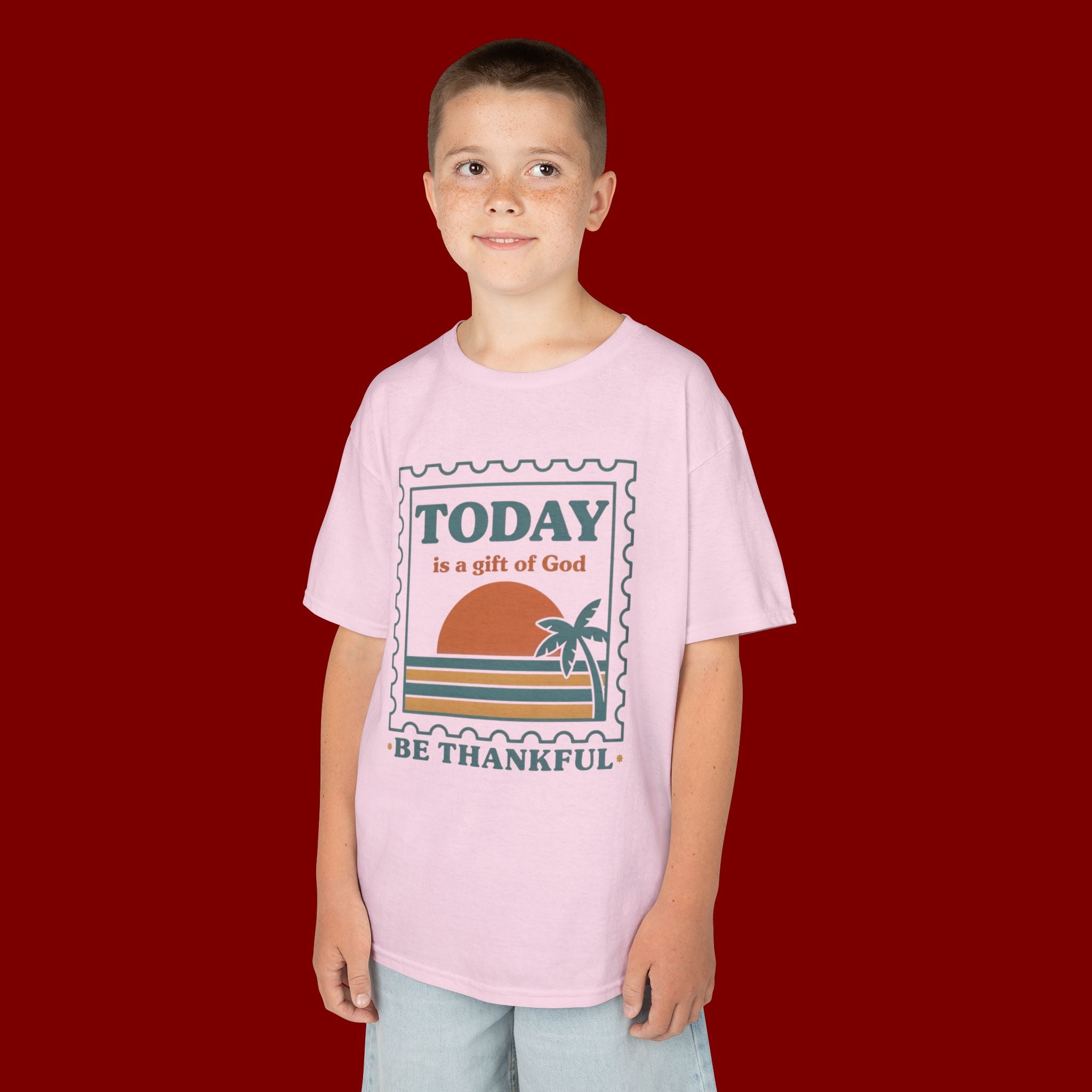 Kids 'Today Is a Gift of God - Be Thankful' Graphic Tee