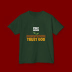 Kids Tee — "Trust God" Sprout Graphic