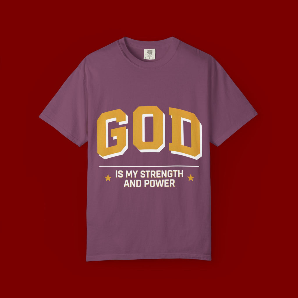 God Is My Strength T-Shirt — Faith Christian Graphic Tee