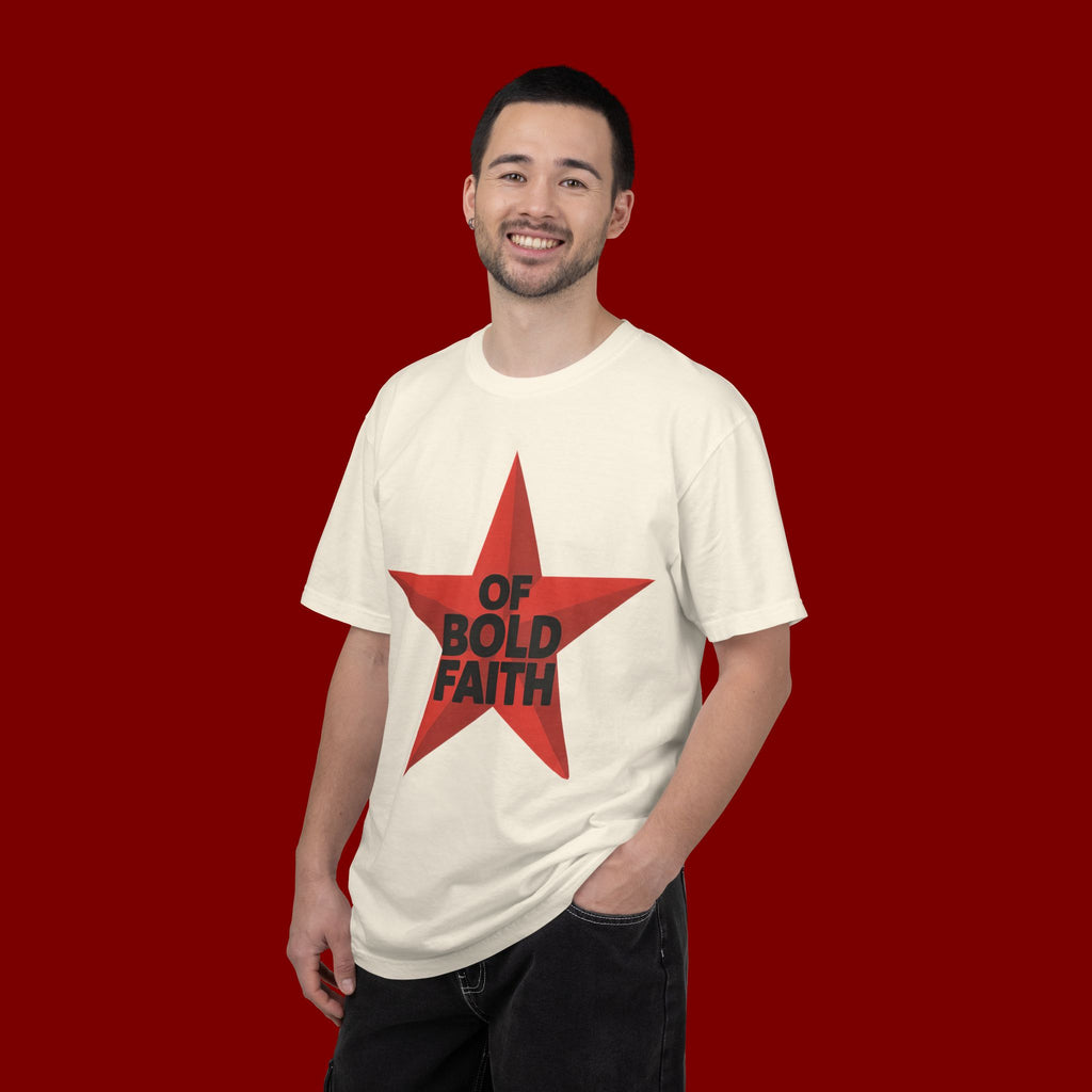 Bold Faith Star T-Shirt — "Of Bold Faith" Graphic Tee