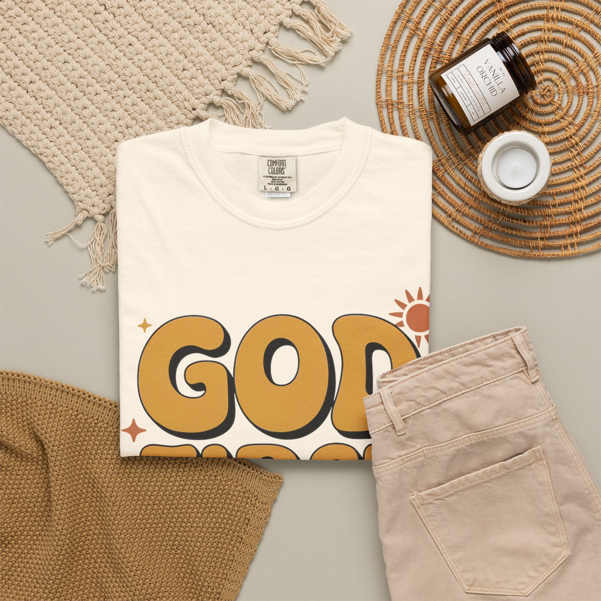 God First Bro T-Shirt — Retro Christian Faith Tee