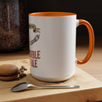 Accent Coffee Mug — "Faith Makes the Impossible Possible" Inspirational Ceramic Mug