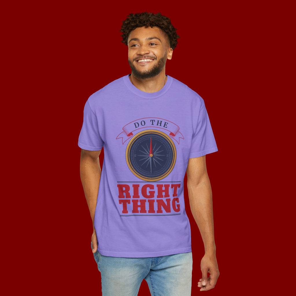 Do The Right Thing Compass T-Shirt — Motivational Graphic Tee