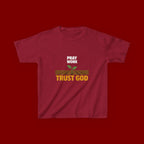 Kids Tee — "Trust God" Sprout Graphic