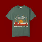 Positive Sunset T-Shirt — "Positive" Mind • Vibes • Life Motivational Tee