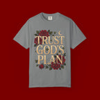 Trust God's Plan Floral T-Shirt — Inspirational Christian Tee