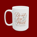 Daughter of the Light Ceramic Mug — Inspirational Floral Quote Coffee Cup (11oz, 15oz)