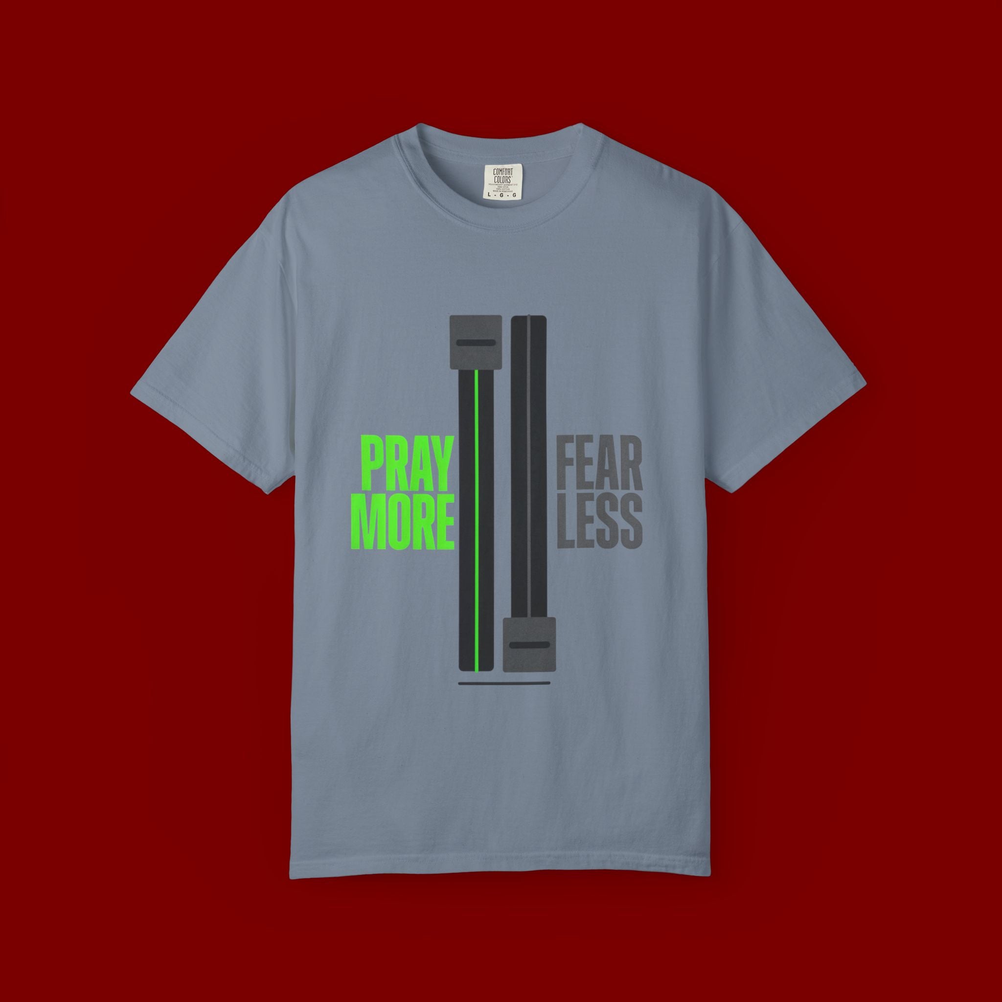 Pray More Fear Less T-Shirt — Inspirational Faith Graphic Tee
