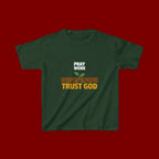 Kids Tee — "Trust God" Sprout Graphic